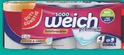 E-Center Gut & Günstig Toilettenpapier sooo weich premium Angebot