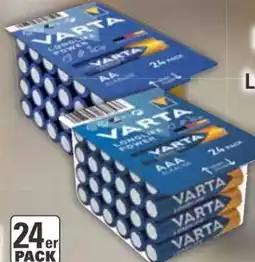 E-Center Varta Alkaline Batterien Longlife Power Mignon AA Angebot