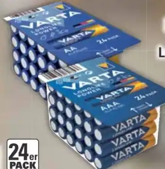 E-Center Varta Alkaline Batterien Longlife Power Mignon AA Angebot