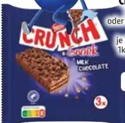 Edeka Nestlé Crunch Snack Milk Chocolate Angebot