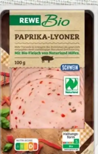 nahkauf Rewe Bio Bio-Paprika-Lyoner Angebot