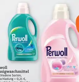 tegut Perwoll Flüssigwaschmittel Angebot