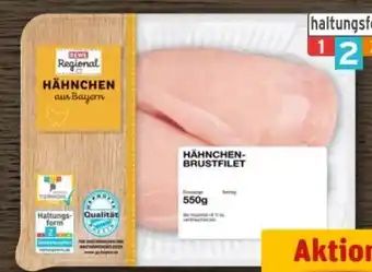 REWE Center Rewe Regional Hähnchen-Brustfilet Angebot