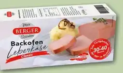 REWE Center Berger Backofen Leberkäse Classic Angebot