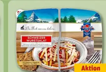 REWE Center Wolf Schweizer Wurstsalat Angebot