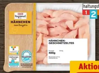 REWE Center Rewe Regional Hähnchen-Geschnetzeltes Angebot