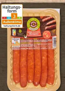 REWE Center Nature & Respect Geflügel-Bratwurst Merguez Angebot