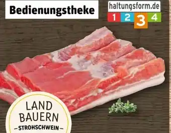 REWE Metzgerei Landbauern Strohschwein-Bauch Angebot