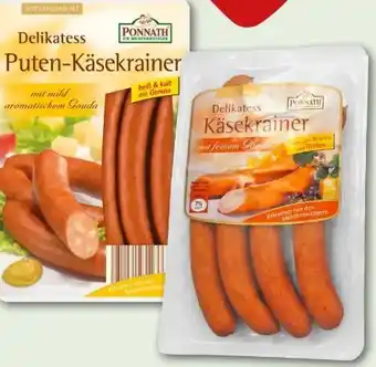 REWE Center Ponnath Delikatess Käsekrainer Angebot