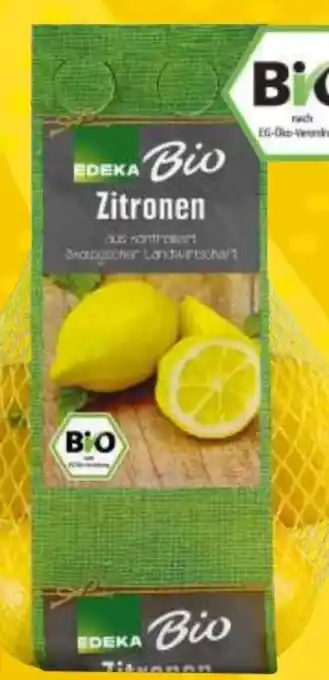 EDEKA Bandelt Edeka Bio Zitronen Angebot