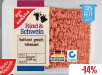 Edeka Gut & Günstig Gemischtes Hackfleisch Angebot