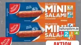 Edeka Gut & Günstig Mini-Salami Angebot