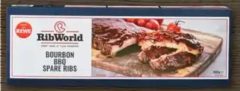 REWE Center Rib World Bourbon BBQ Spare Ribs Angebot