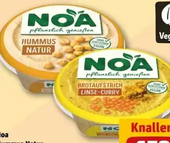 REWE Center NOA Brotaufstrich Hummus Natur Angebot