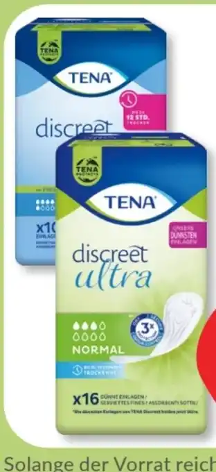 Budni Tena Discreet Hygieneeinlagen Angebot