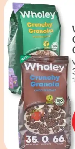 Budni Wholey Bio Crunchy Granola Vegan Angebot