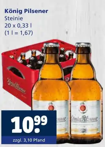 Getränkewelt König pilsener steinie Angebot