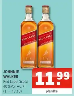 Getränke Oase Johnnie walker red label scotch Angebot