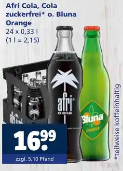 Getränkewelt Afri cola oder bluna orange Angebot