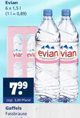 Getränkewelt Evian Angebot