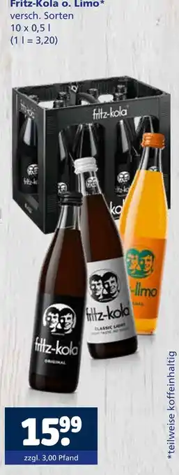 Getränkewelt Fritz-kola fritz-kola oder limo Angebot