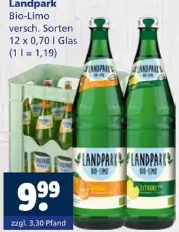 Getränkewelt Landpark orange oder zitrone Angebot