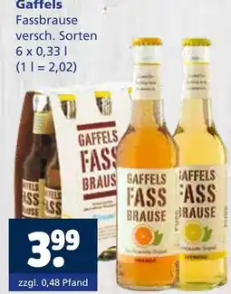 Getränkewelt Gaffels fassbrause Angebot