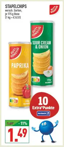 Marktkauf Gut & günstig stapelchips Angebot