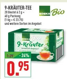 Marktkauf Edeka bio 9-kräuter-tee Angebot