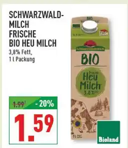 Marktkauf Schwarzwaldmilch frische bio heu milch Angebot