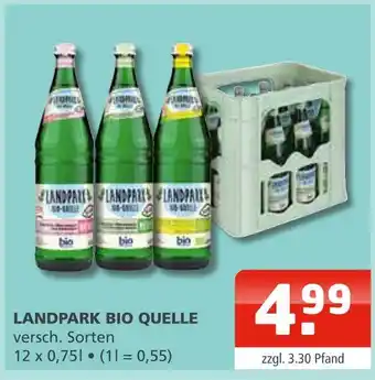 Getränke Oase Landpark bio quelle Angebot