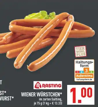 Marktkauf Rasting wiener würstchen Angebot