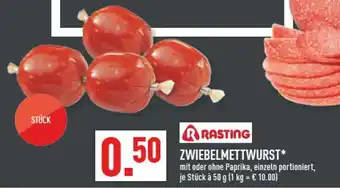 Marktkauf Rasting zwiebelmettwurst Angebot