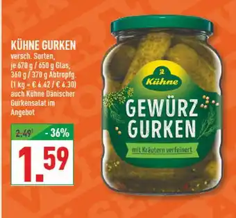 Marktkauf Kühne gurken Angebot