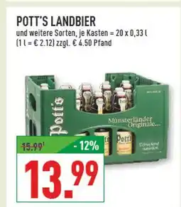 Marktkauf Pott's landbier Angebot