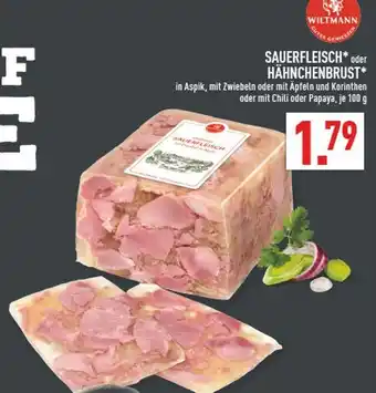 Marktkauf Wiltmann sauerfleisch oder hähnchenbrust Angebot