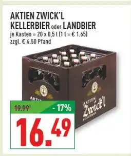 Marktkauf Aktien zwick'l kellerbier oder landbier Angebot