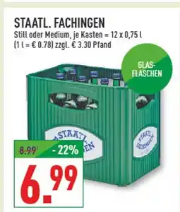 Marktkauf Staatl. fachingen glas-flaschen Angebot