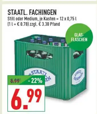 Marktkauf Staatl. fachingen glas-flaschen Angebot