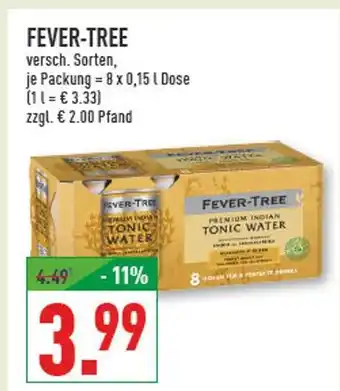 Marktkauf Fever-tree tonic water Angebot