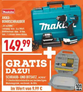 Marktkauf Makita akku-bohrschrauber Angebot