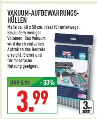 Marktkauf Draper living vakuum-aufbewahrungs-hüllen Angebot