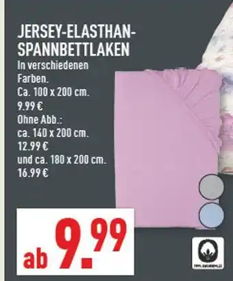 Marktkauf Jersey-elasthan-spannbettlaken Angebot