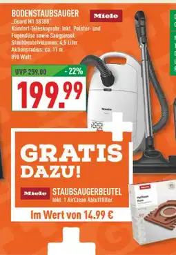 Marktkauf Miele bodenstaubsauger guard m1 s8380 Angebot