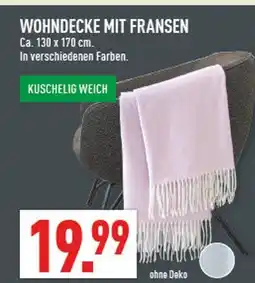 Marktkauf Wohndecke mit fransen Angebot