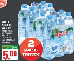 Marktkauf Vitrex mineralwasser Angebot