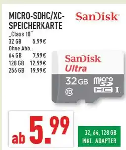 Marktkauf Sandisk micro-sdhc/xc-speicherkarte Angebot