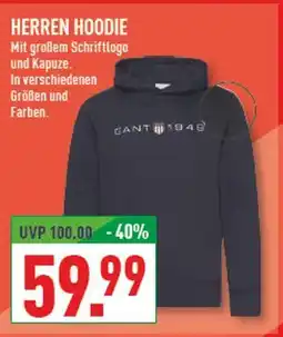 Marktkauf Gant herren hoodie Angebot