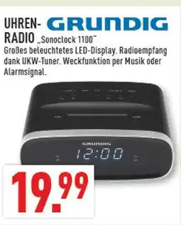 Marktkauf Grundig uhrenradio sonoclock 1100 Angebot