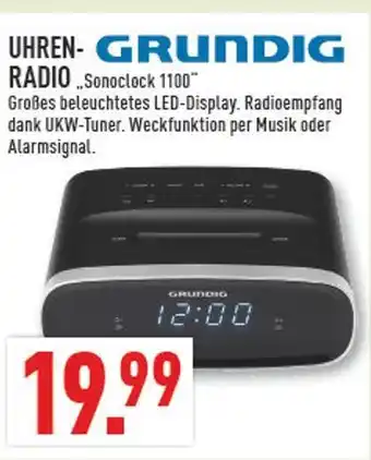 Marktkauf Grundig uhrenradio sonoclock 1100 Angebot